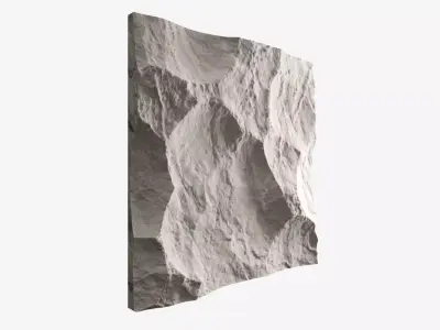 50-RockPanel sandstone wall art 3D model