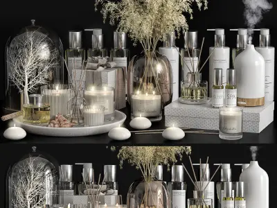 Bathroom accessories 45 3D model