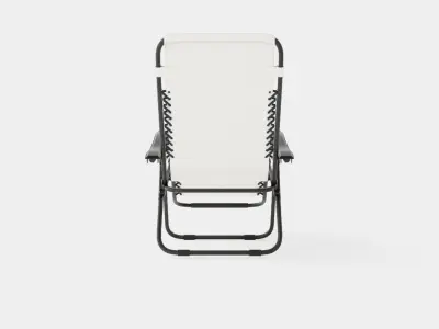 Hannover Relax Chair Grey Low-poly 3D model