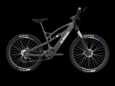 Alienozo Electric Bicycle Low-poly 3D model