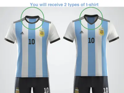 Soccer team uniform  3D model