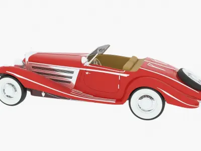 Mercedes-Benz 500k Roadster 3D model