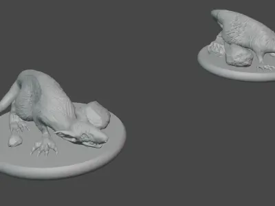 The Rat Squad 3 variants 3D PRINTABLE MODEL 3D model