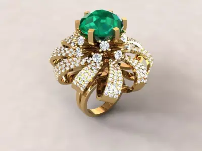 jewellery ring 3D print model