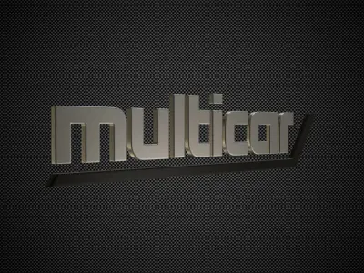 multicar logo 3D model