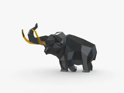 mammoth 3D print model
