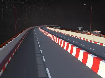 Complete Overpass with modular pack 3D model