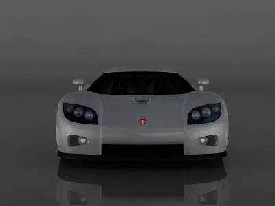 Koenigsegg CCX Low-poly 3D model