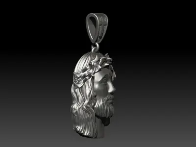 JESUS PENDANT 3D print model get