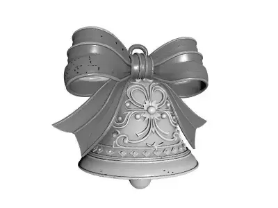 Christmas Bell 3D Printable Model 3D print model purchase