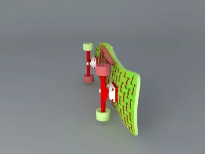 1987 Powell Peralta Steve Caballero Dragon and Bats complete ... Free 3D model