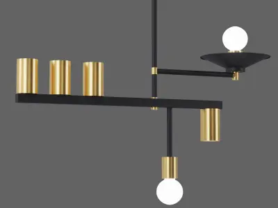 Chandelier Constructio SKU 12864 Free 3D model