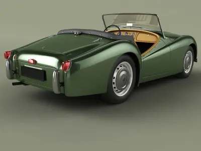 Triumph TR2 3D model