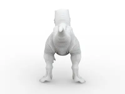 Velociraptor Dinosaur 3D Print Model 3D print model