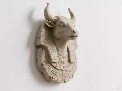 bull sculpture 3D print model