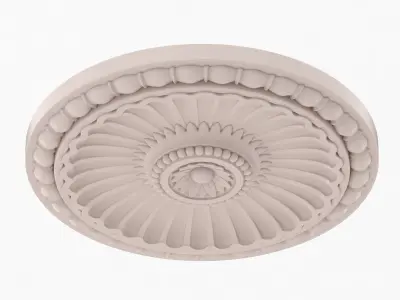 Classic Ceiling Medallion 55 3D model