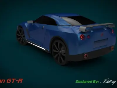 Nissan GT-R Free 3D model