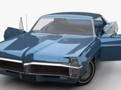 Pontiac Bonneville 67 3D model