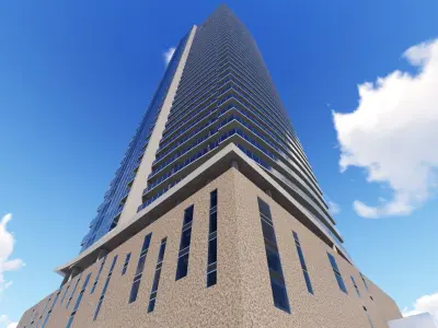 Tower 2 Low-poly 3D model