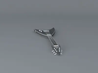 Jackson concept guitar Free 3D model