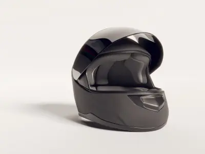 motorcycle helmet 3D model