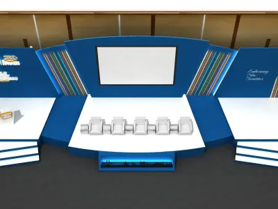 Meeting Decor And Stage 73 3D model