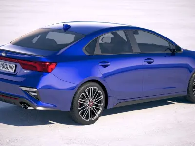 Kia Forte GT 2019 3D model