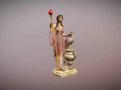 Hera Goddess statue for 3d print 3D print model