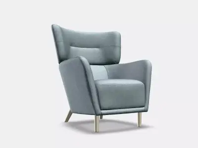 OSKARSHAMN Wing chair 3D model