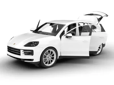 Porsche Cayenne 2025 HQ 3d model 3D model