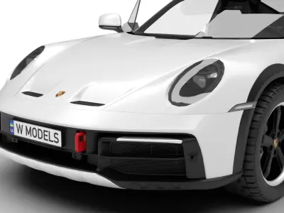 Porsche 911 Dakar 2023 HQ 3D model