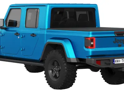 Jeep Gladiator Willys 2024 3D model