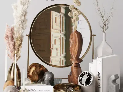 Decorative set v5 3D model