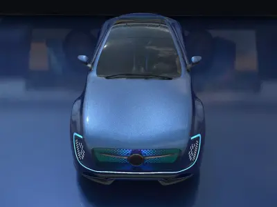 VELOS XR Concept Car 3D model