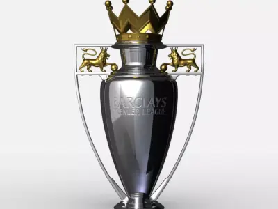 Premier League Cup Trophy 3D model