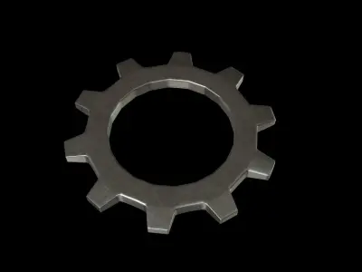 Simple gear 3D model