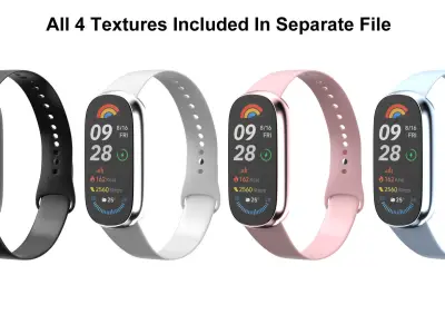 Xiaomi Smart Band 9 Black 3D model