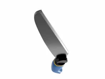 kitchen knife 3D model