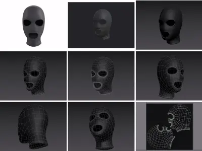 Mask Pack 2 3D model