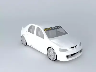 Dacia tuning Free 3D model