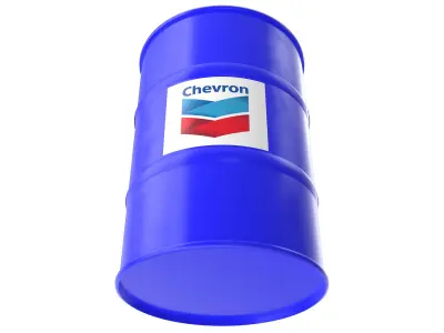 Chevron oil barrel  3D model