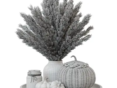 Decorative set 5 3D model