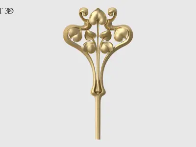 Art Nouveau Decor Set 3D print model