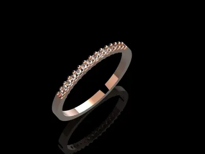 Light Diamond Ring 3D Print Model 3D print model