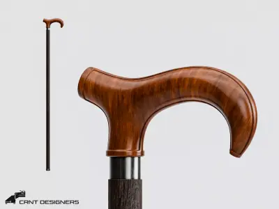 Walking Cane 3D model