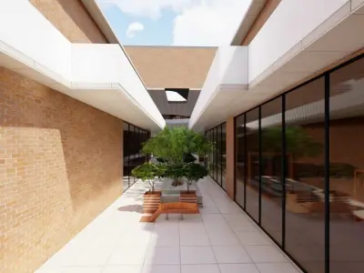 CULTURAL CENTER AND THEATER 3D model