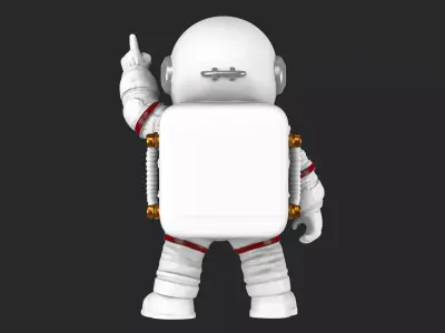 Astronaut figure 05 3D print model