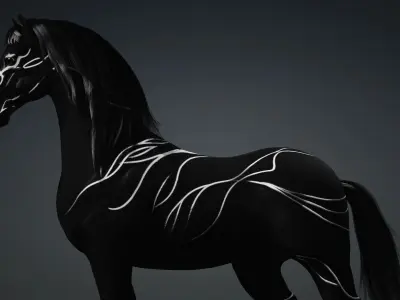 Horse-B4 3D model
