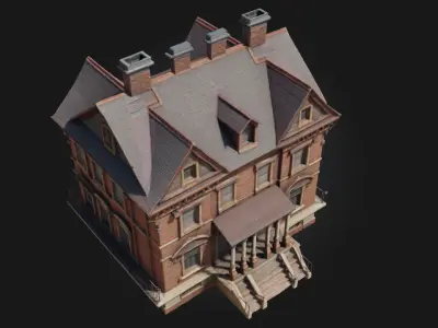 Victorian Elegance  Refined Architecture from a Regal Era 3D model