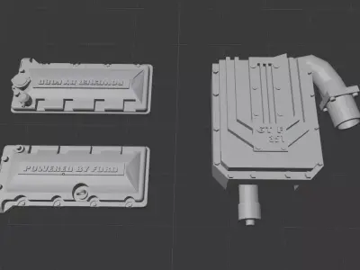 FG Supercharged Coyote top end conversion 3D print model